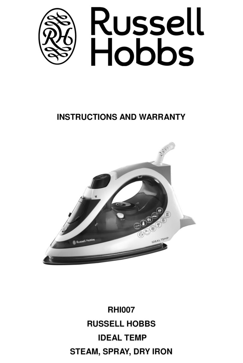 Russell Hobbs RHI007 Installation guide