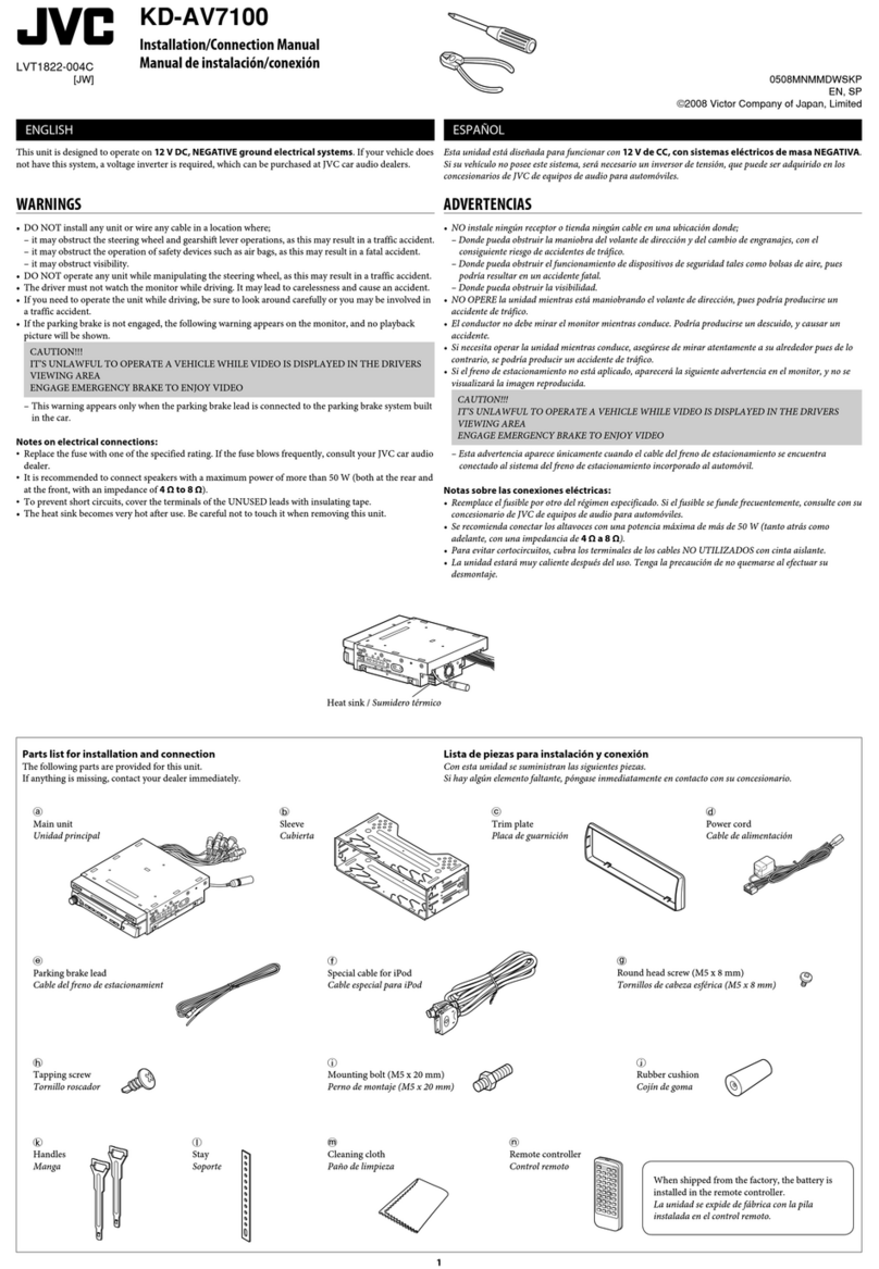 JVC KD-AV7100 Guide