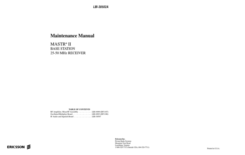 Ericsson MASTR II User manual