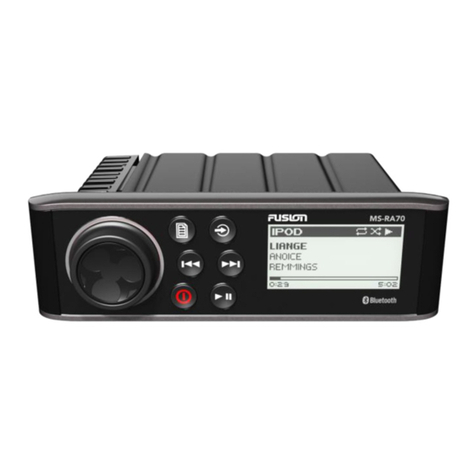Fusion MS-RA70 User manual