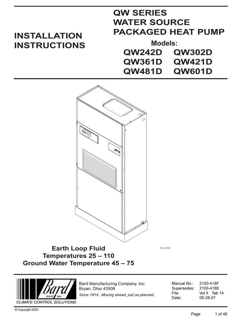 Bard QW242D installation instructions