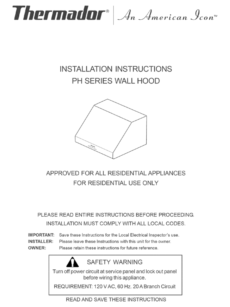 Thermador PHH30ZS installation instructions