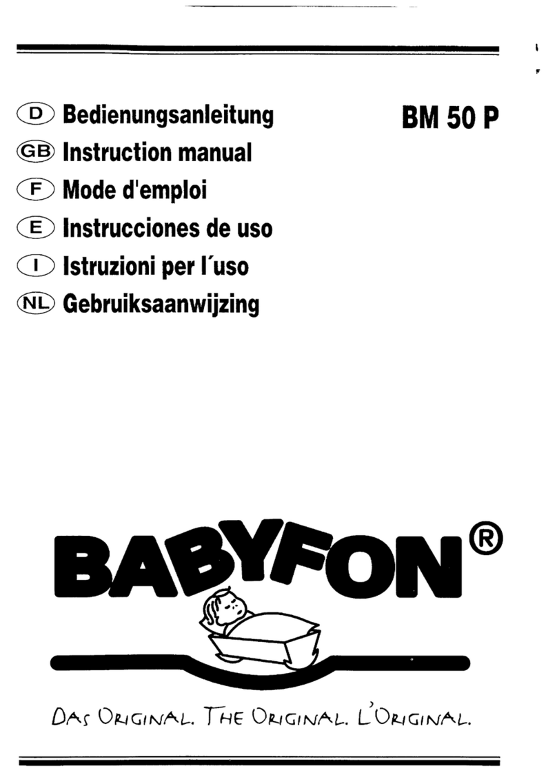 Babyfon BM 50 P instruction manual