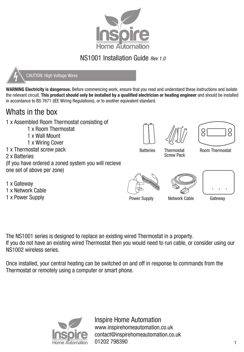 Inspire NS1001 installation guide