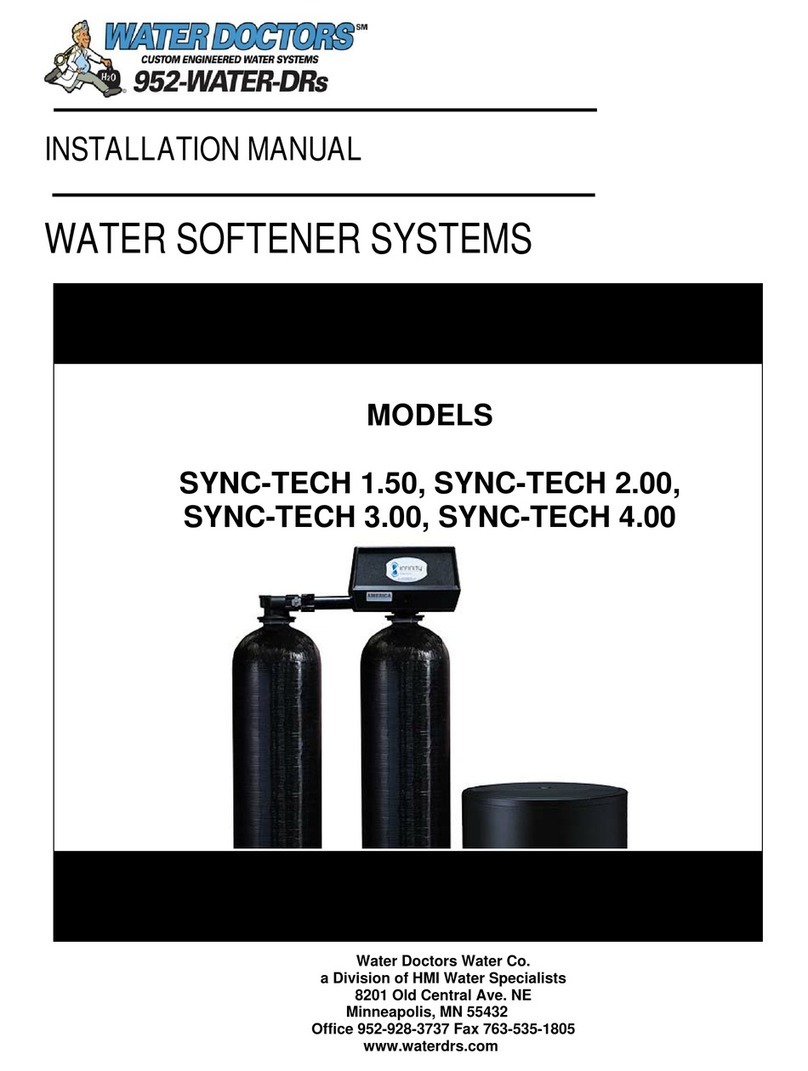 Water Doctors SYNC-TECH 1.50 installation manual