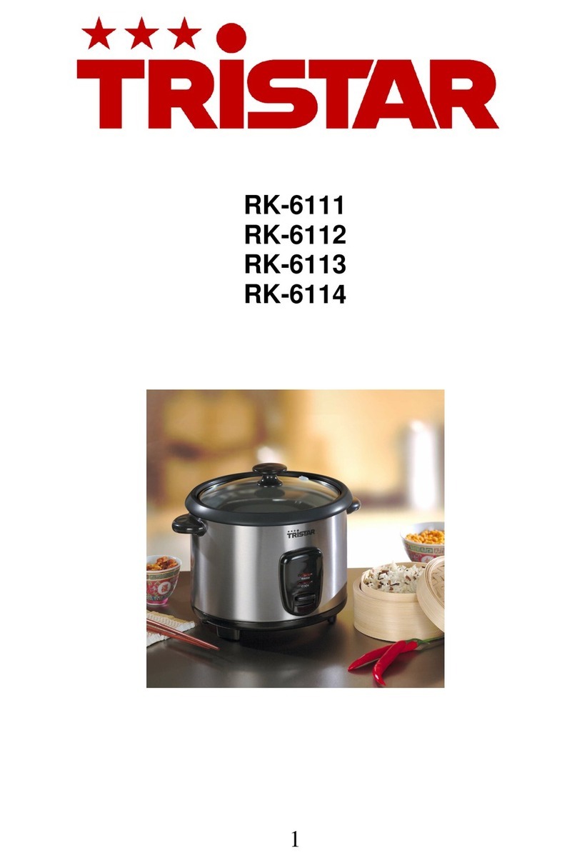 TriStar RK-6111 User manual