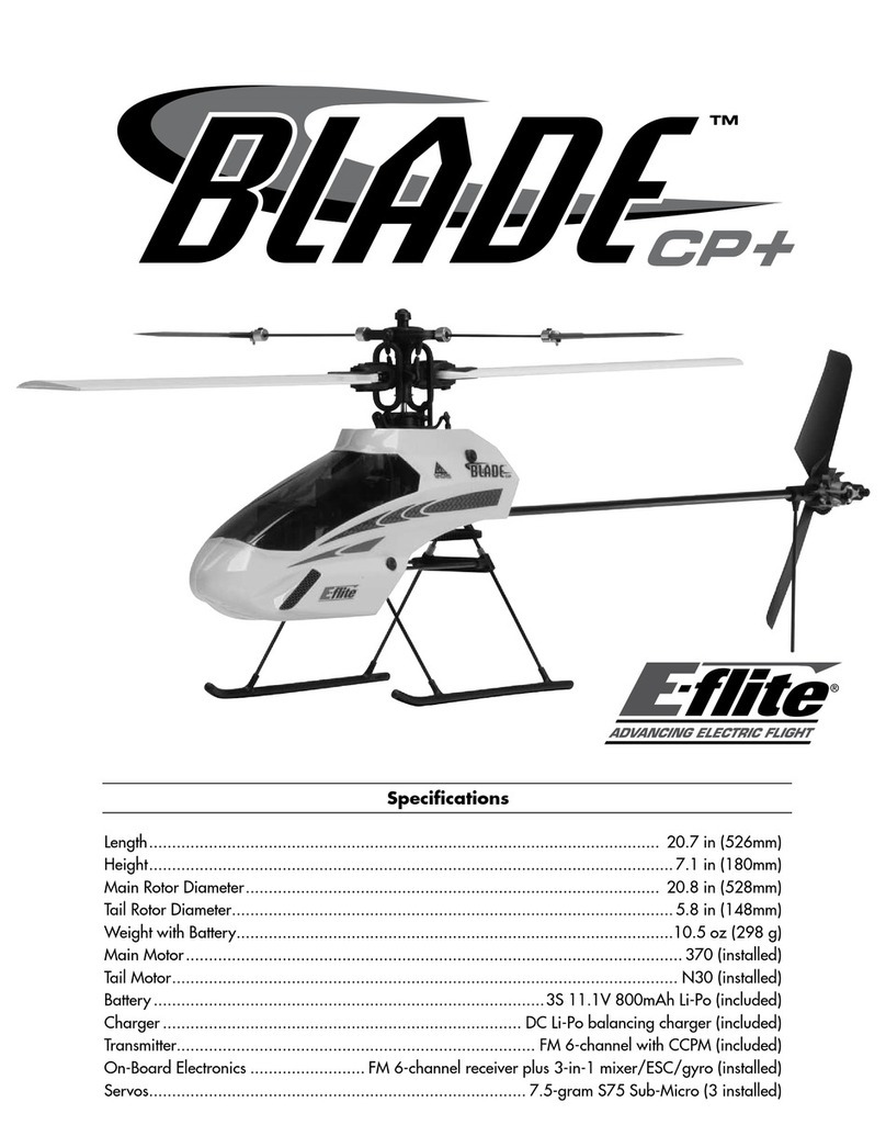 E-FLITE Blade CP User manual