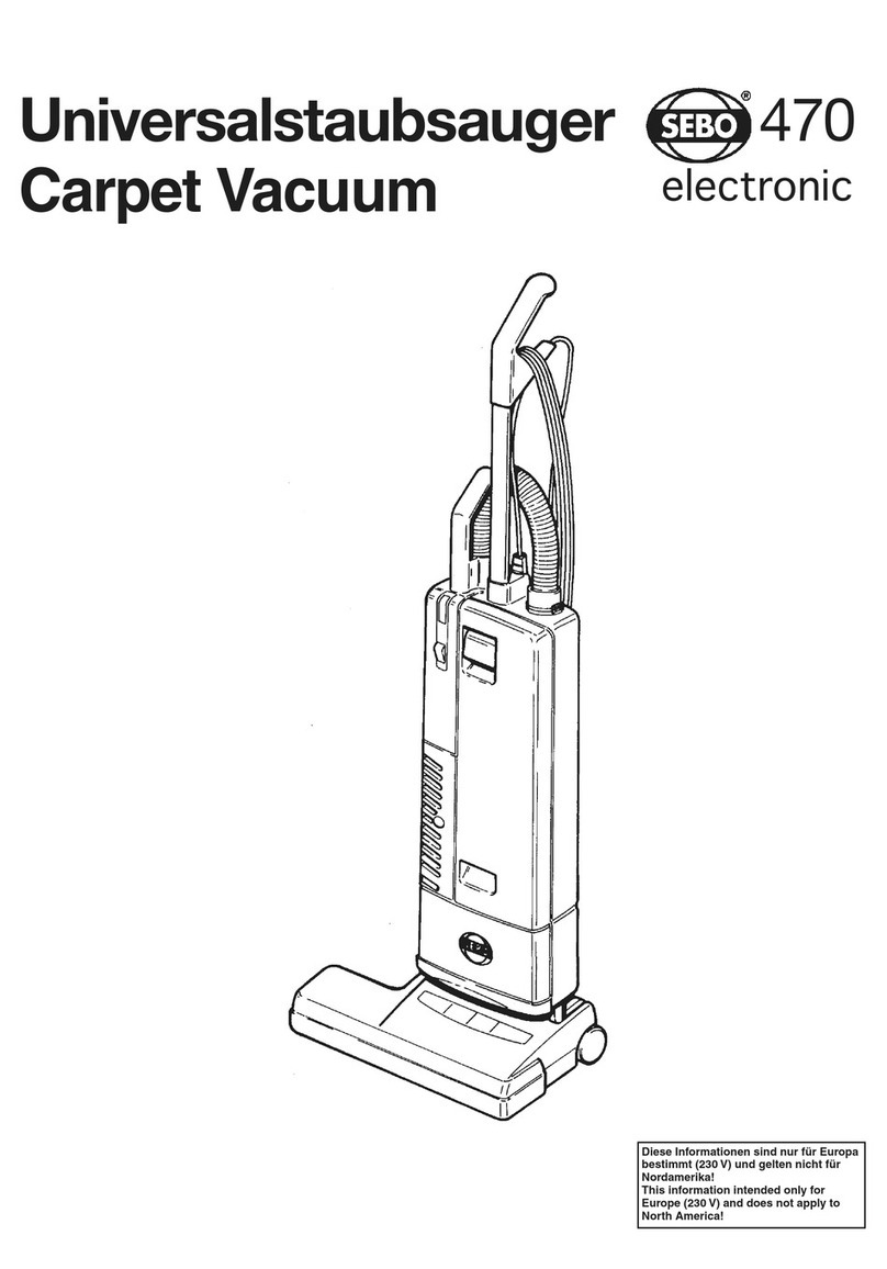 Sebo 470 Comfort manual
