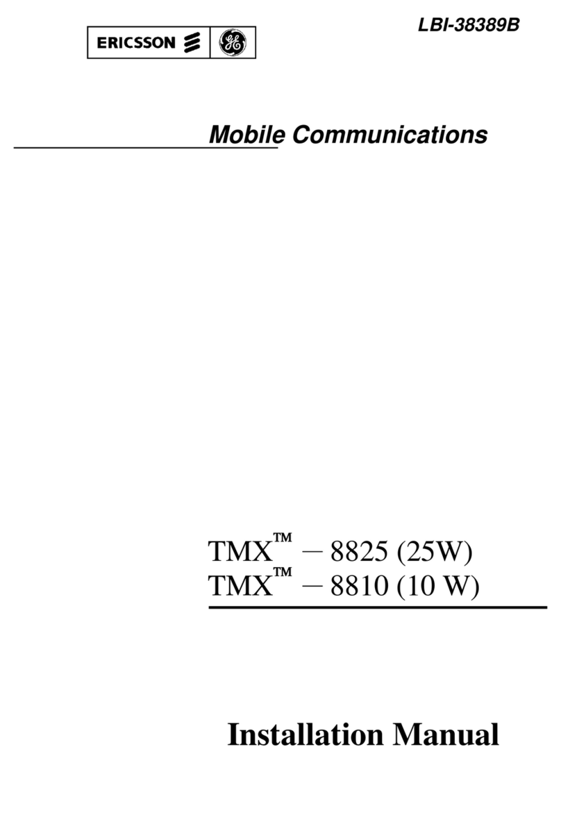 Ericsson TMX-8825 User manual