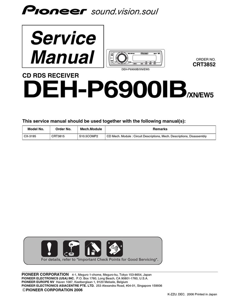 Pioneer DEH-P6900IB/XN/EW5 User manual