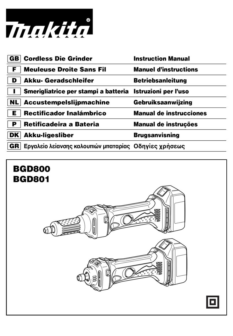 Makita BGD800 User manual