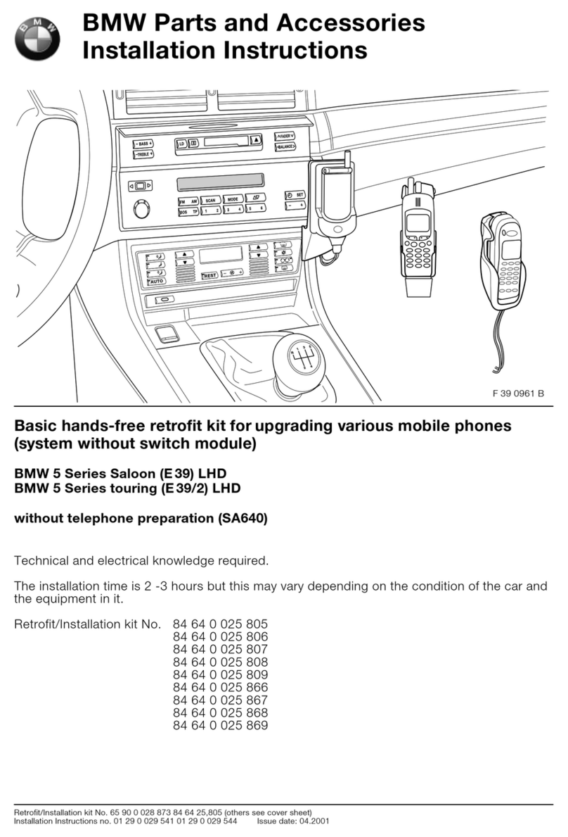 BMW 5 Series Saloon User manual