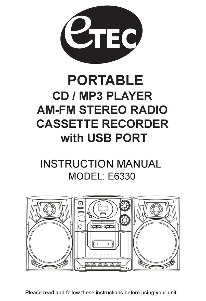Etec E6330 instruction manual