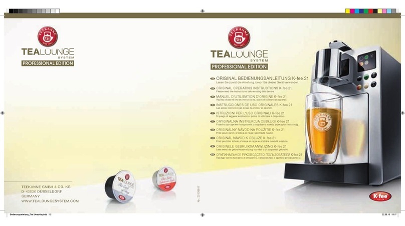 Teekanne K-fee 21 Original operating instructions