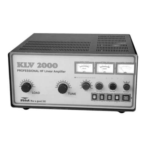 RM KLV 2000 User manual