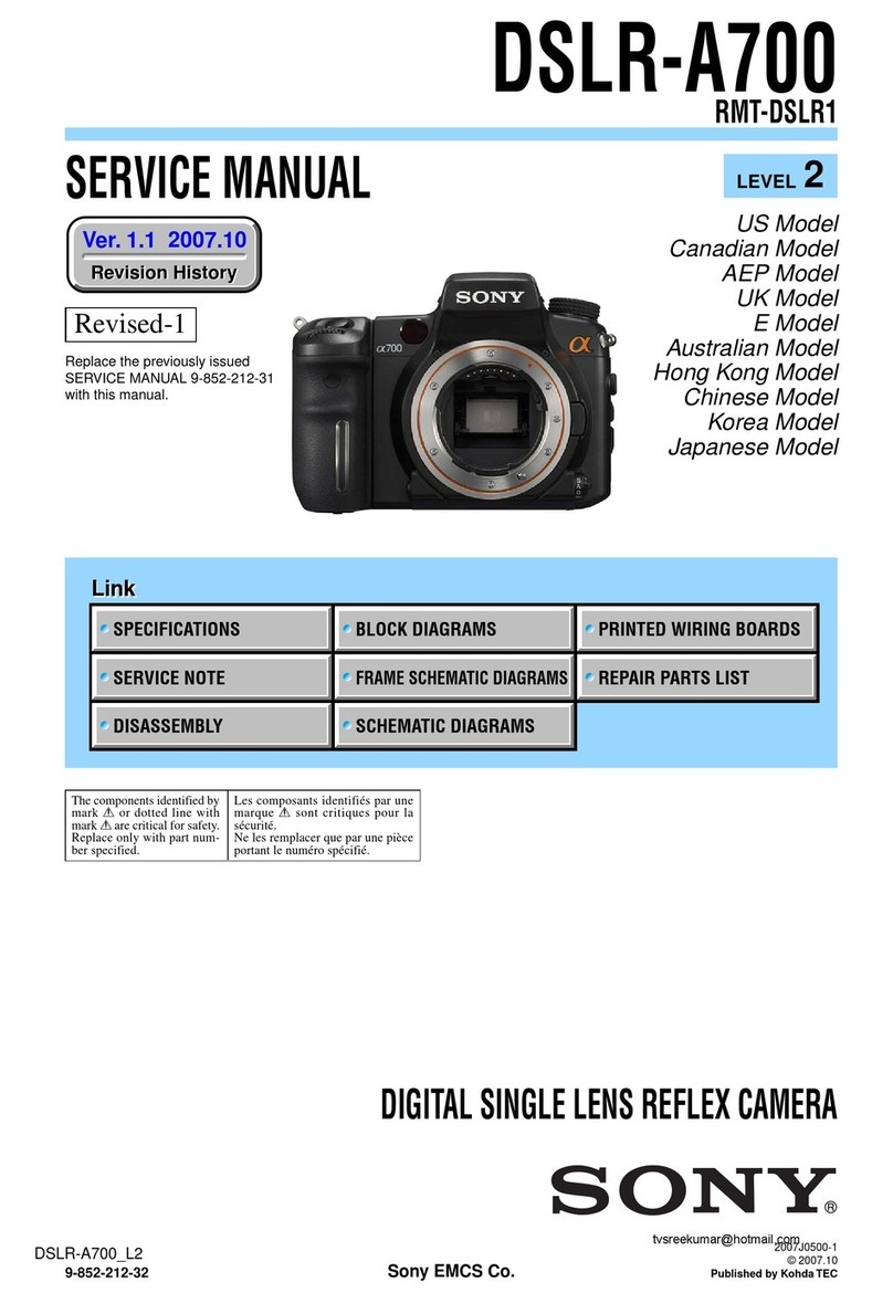 Sony DSLR-A700 User manual