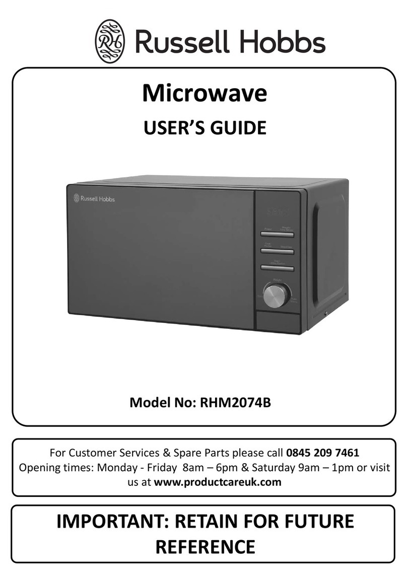 Russell Hobbs RHM2074B User manual