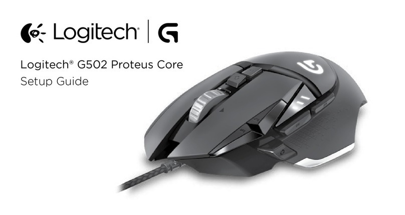 Logitech G502 Proteus Spectrum User manual