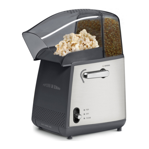 West Bend Popcorn on Demand 82700 instruction manual