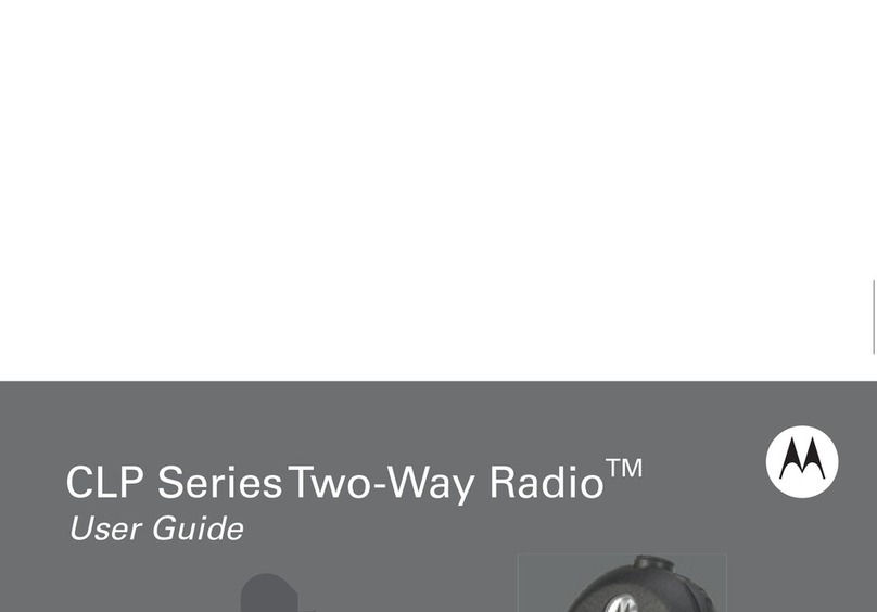 Motorola clp446 User manual
