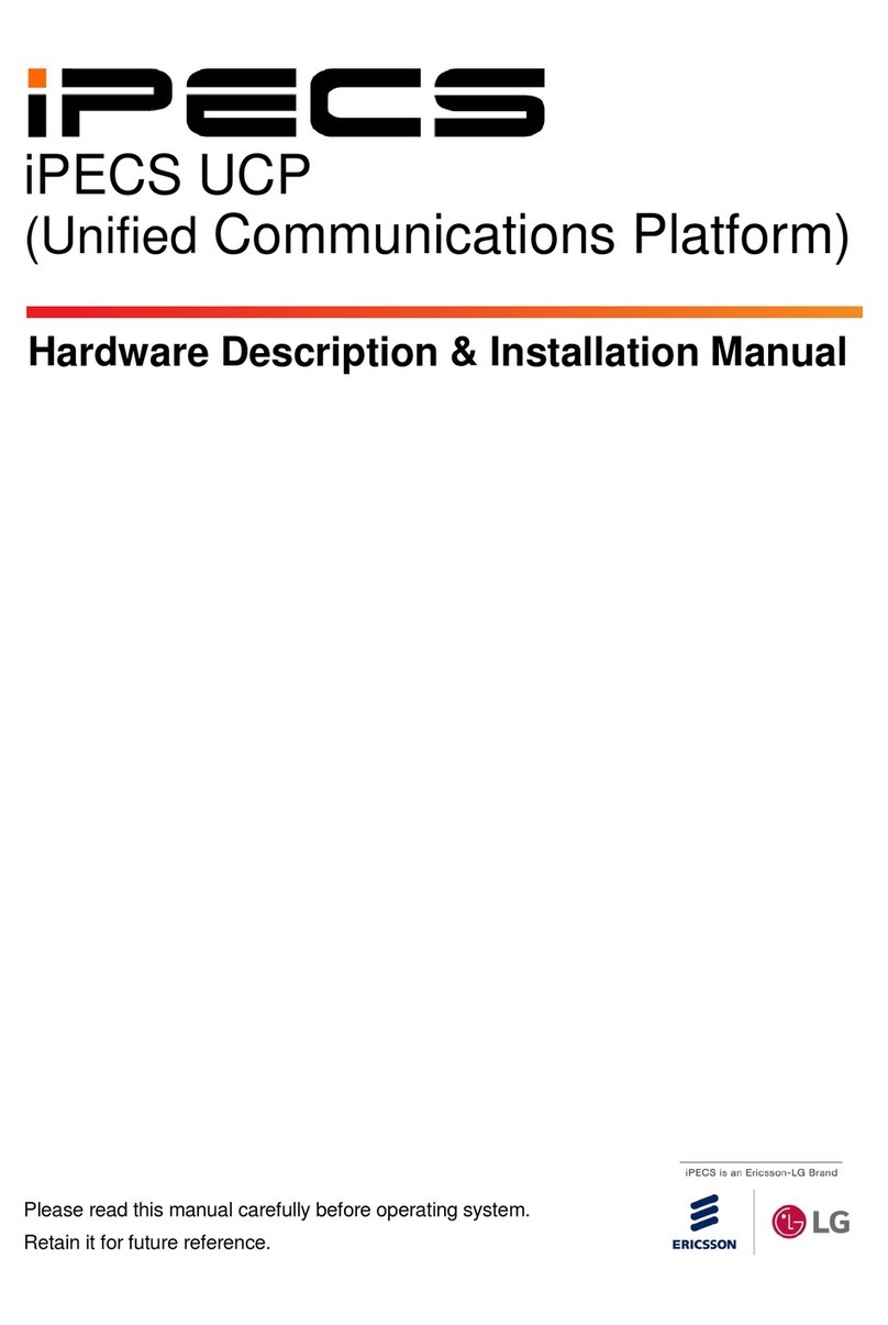 iPECS UCP Hardware description & installation manual