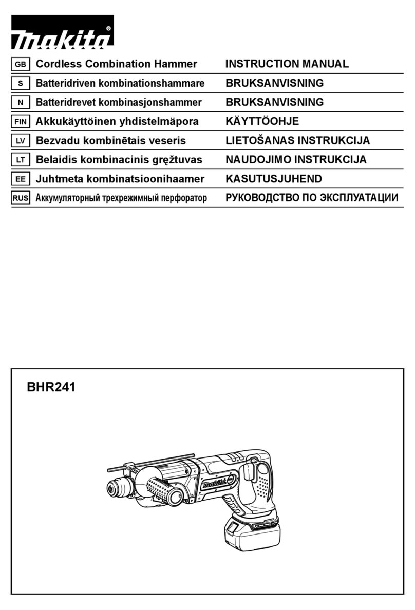 Makita BHR241 User manual