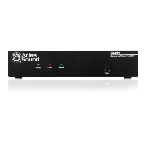 Atlas PA40G owner's manual