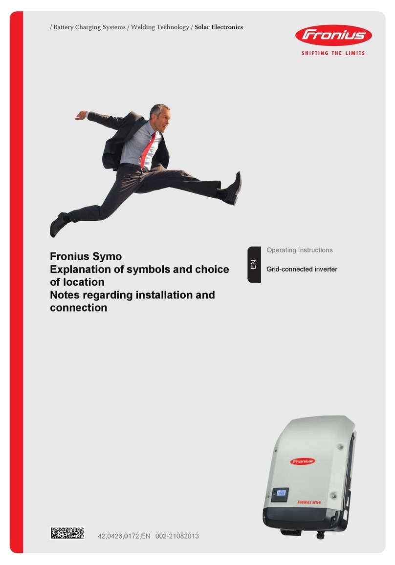 FRO­NIUS Symo Hybrid 3.0-3-S operating instructions