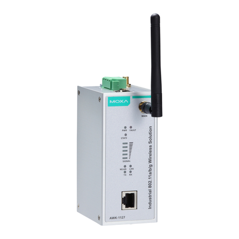 Moxa Technologies AirWorks AWK-1127 Quick installation guide Moxa Technologies AirWorks AWK-1127 Quick installation guide