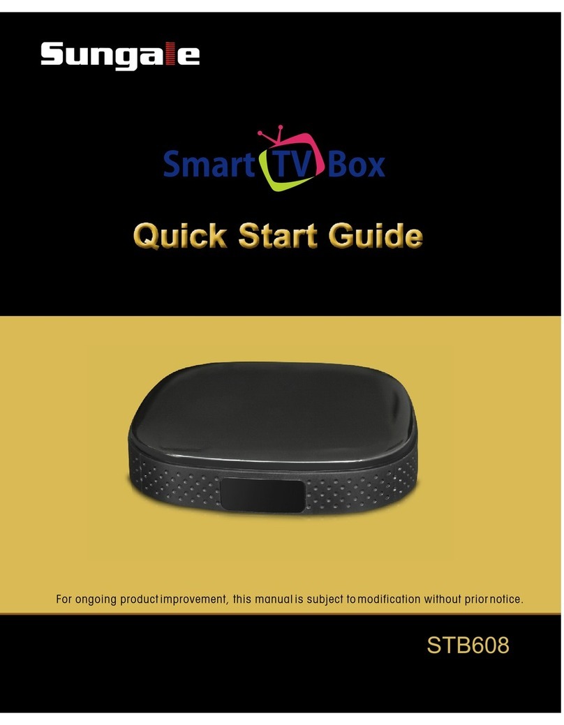 Sungale STB608 quick start guide