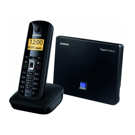 Siemens Gigaset A580 IP User manual