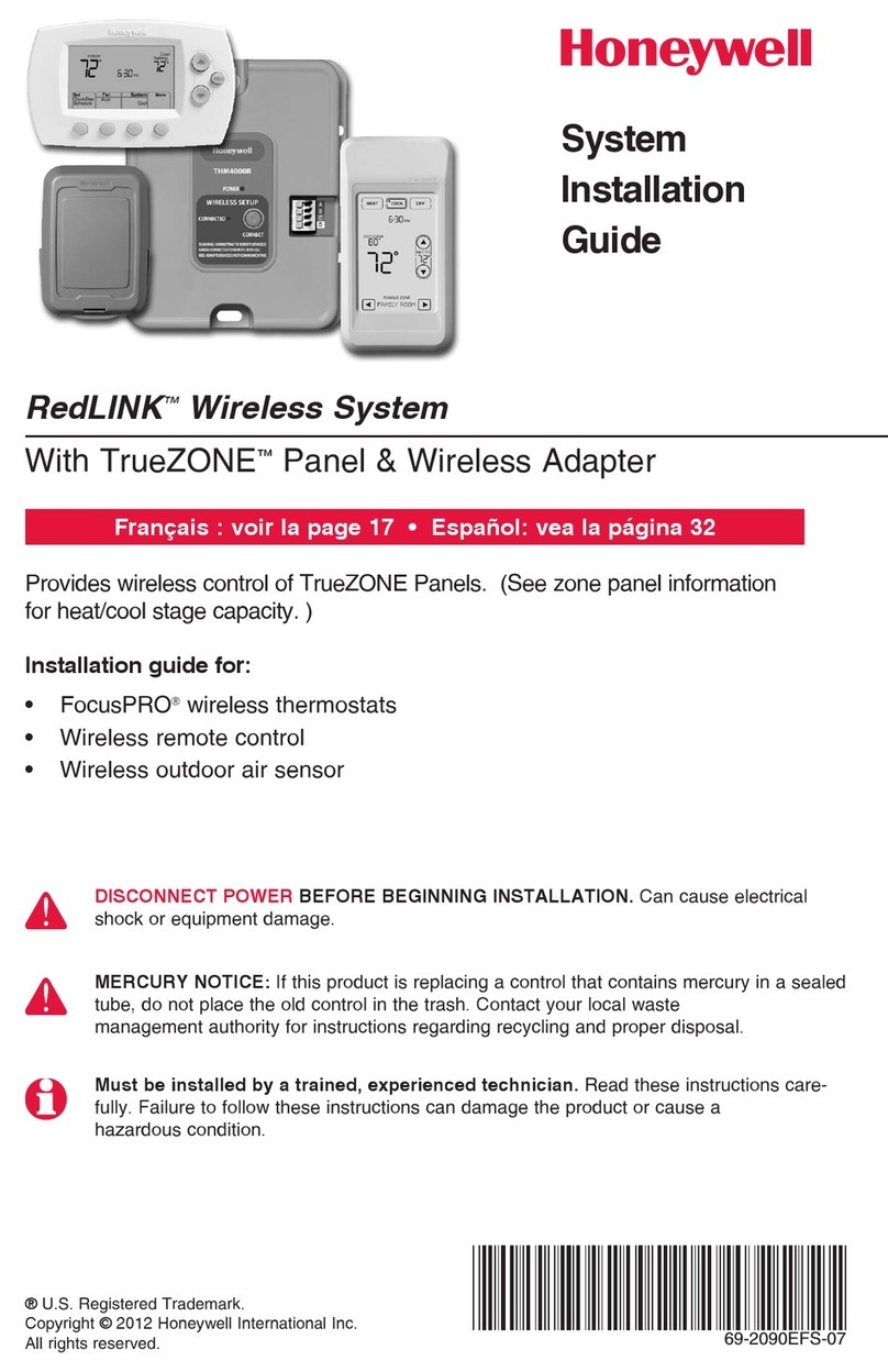 Honeywell RedLINK installation guide