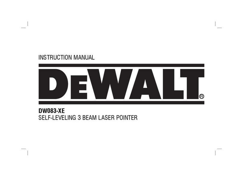 DeWalt DW083-XE instruction manual