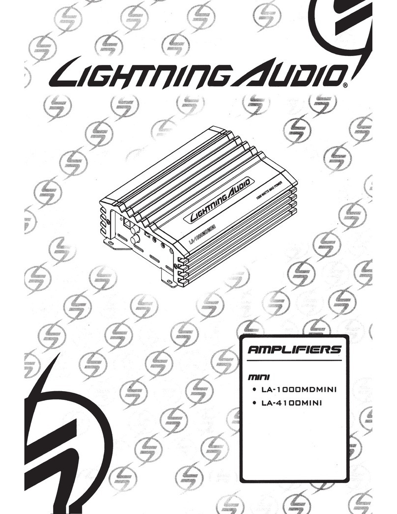 Lightning Audio LA-1000MDMINI User manual