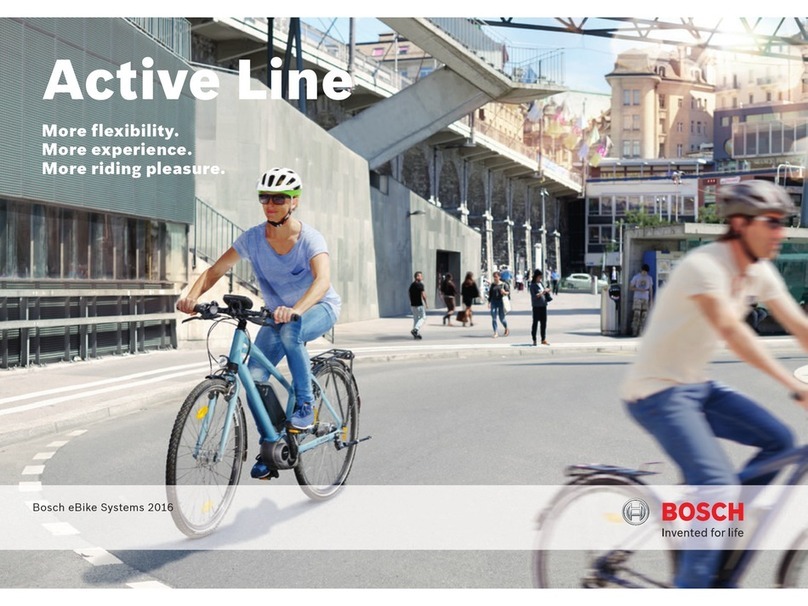 Bosch Active Line eBike System 2016 User manual