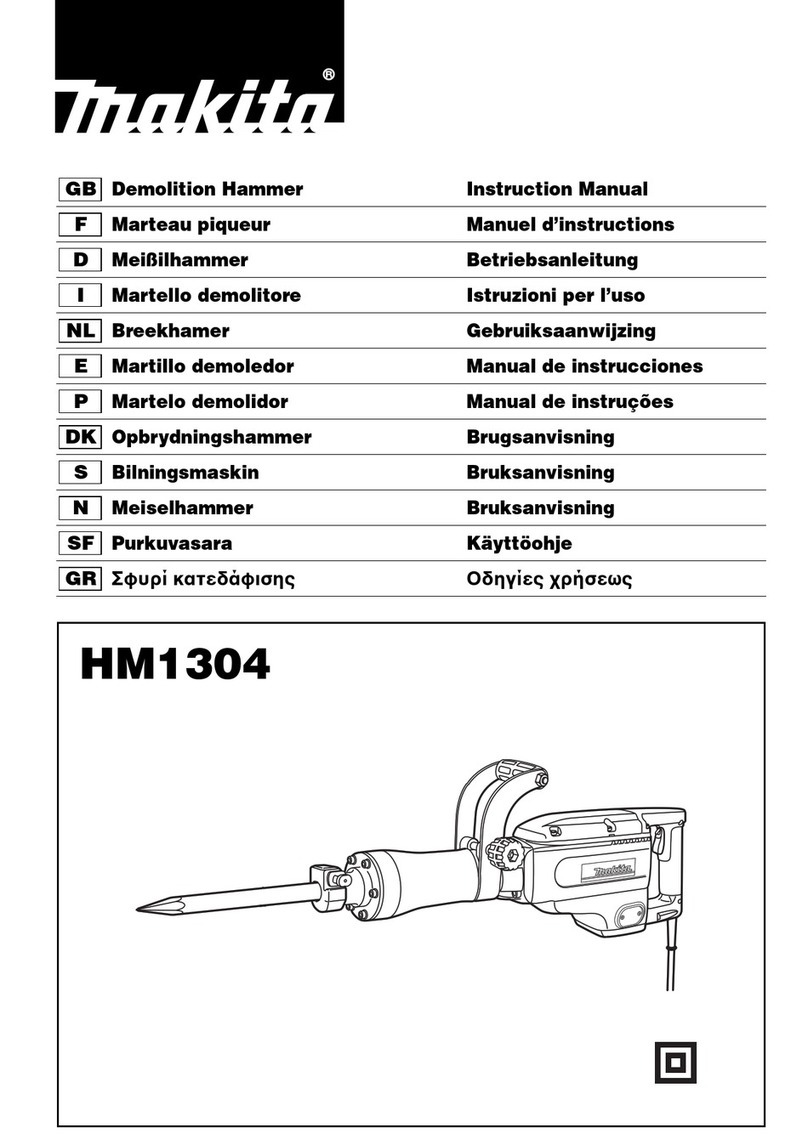 Makita HM1304 instruction manual