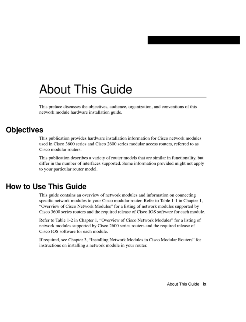 Cisco 2600 Series User manual Cisco 2600 Series User manual