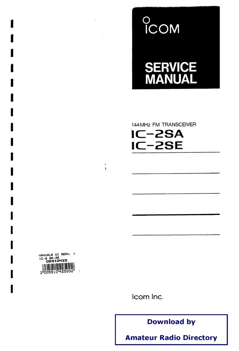 Icom IC-2SA User manual