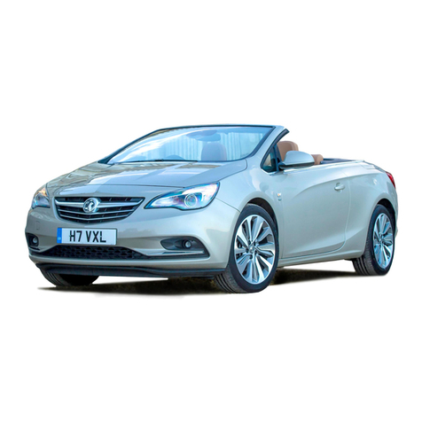 Vauxhall Cascada User manual