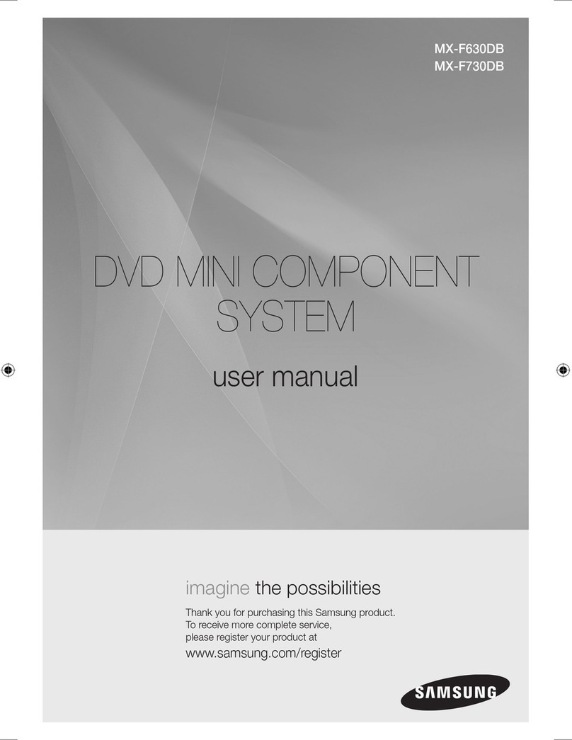 Samsung MX-F630DB user manual