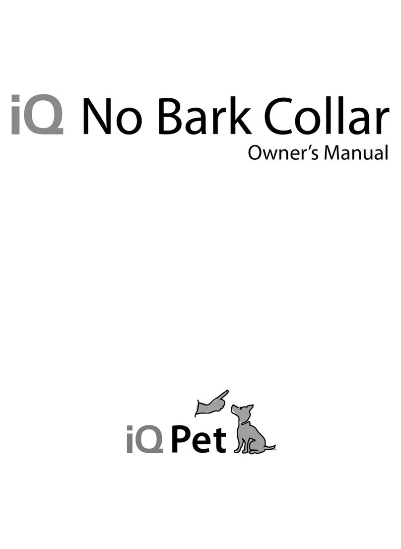 iQ Pet no bark owner's manual