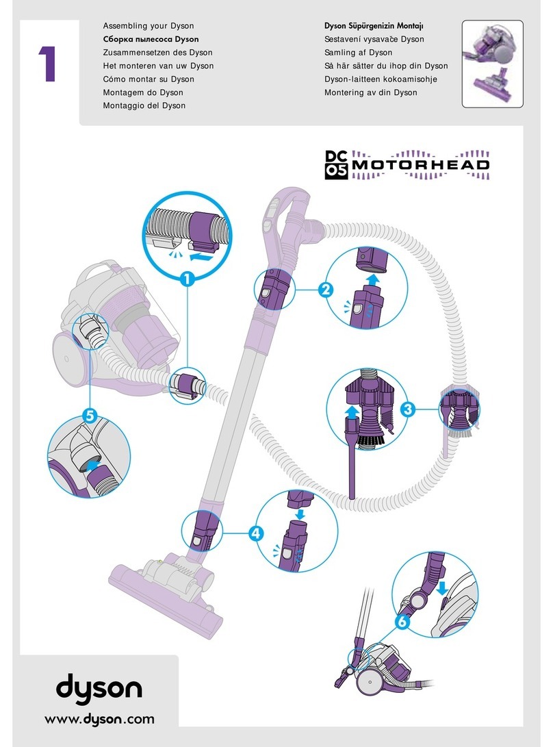 Dyson DC05 Installation guide