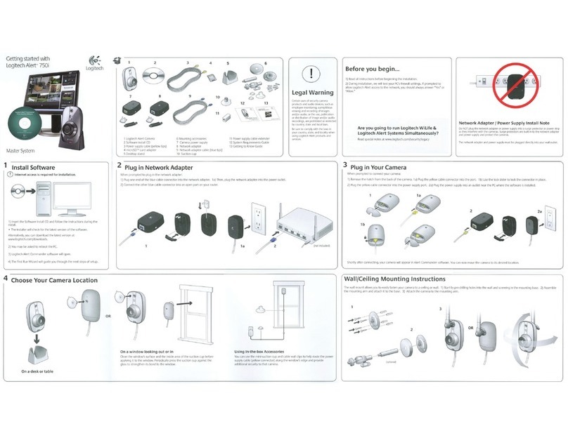 Logitech ALERT 750i User manual