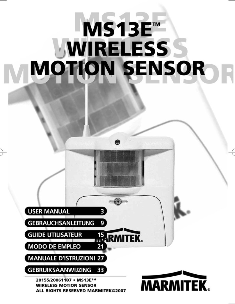 Marmitek MS13E user manual Marmitek MS13E user manual