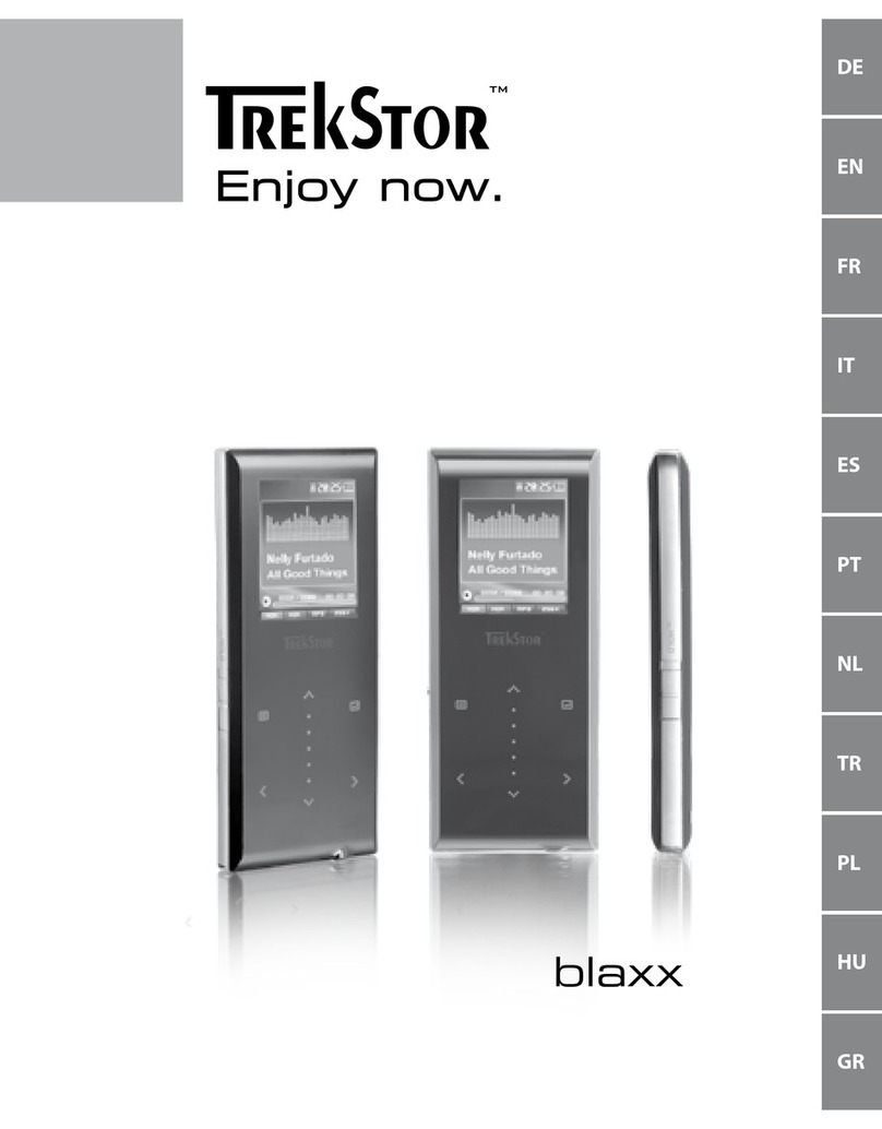 TrekStor blaxx operating instructions