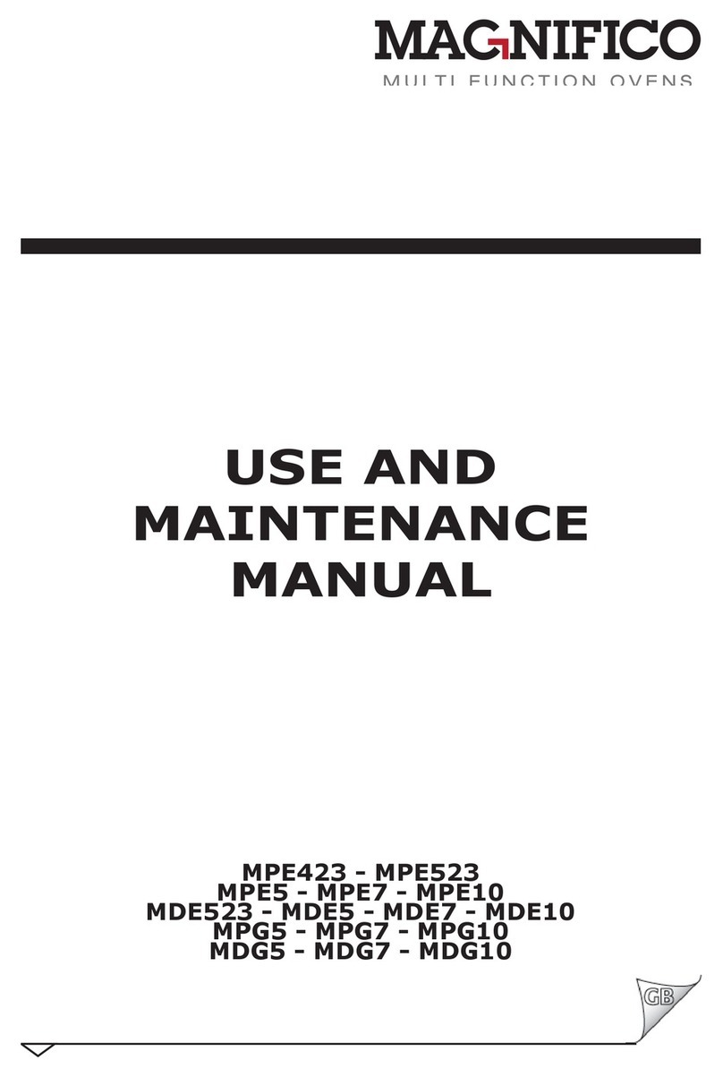 Magnifico MPE423 Use and maintenance manual