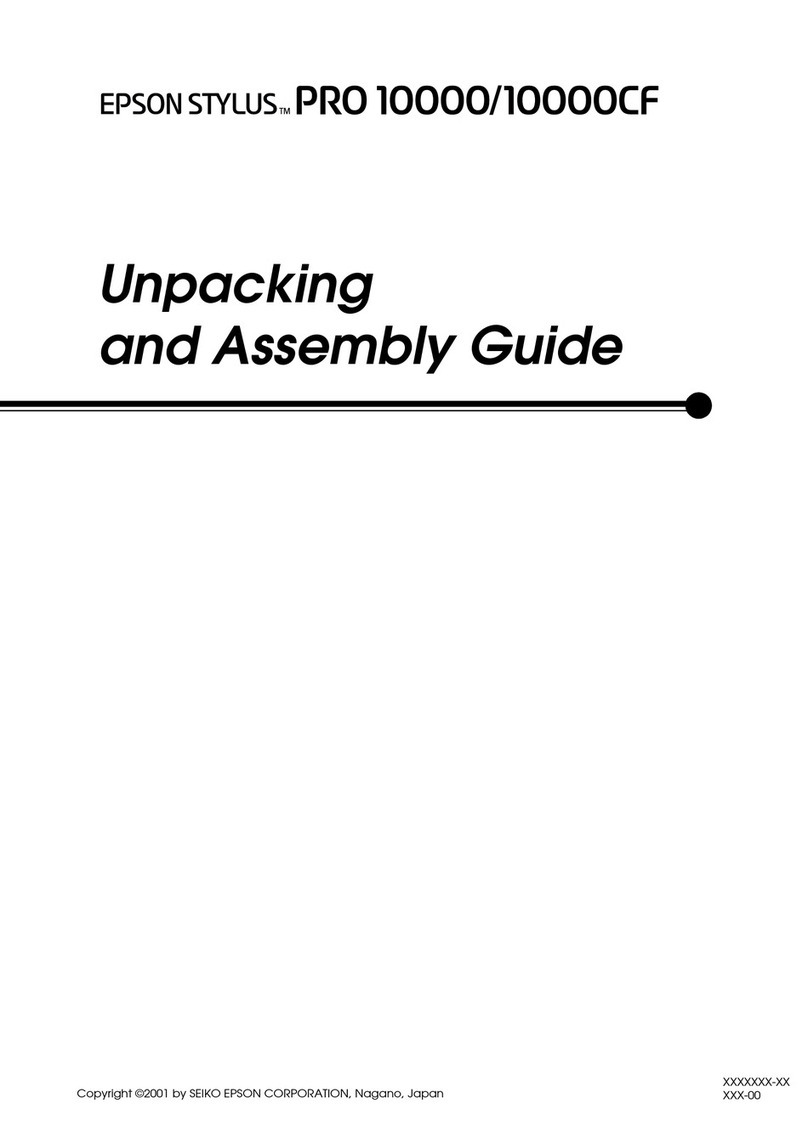Epson Stylus Pro 10000 Series User manual