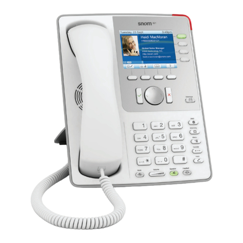 Snom Vodafone 821 quick start guide