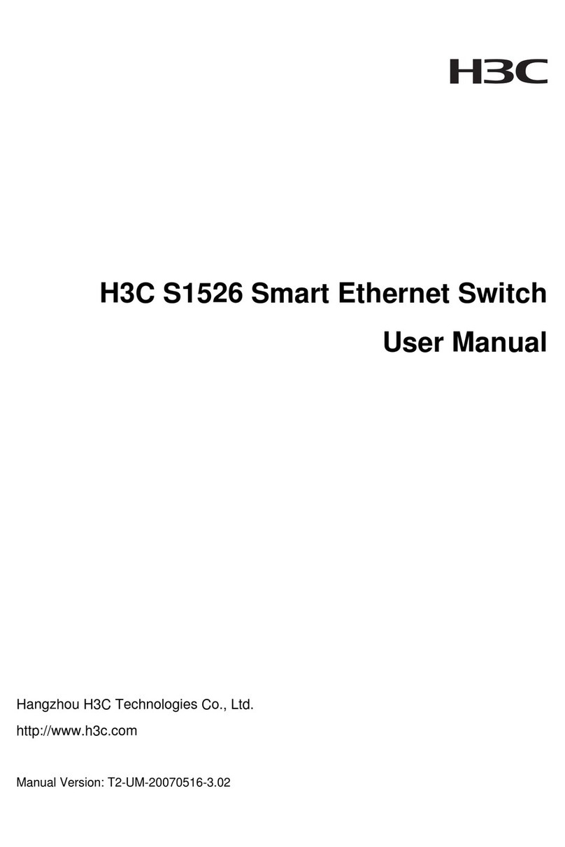H3C S1526 User manual H3C S1526 User manual