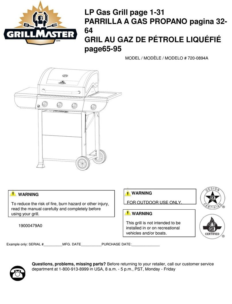 GrillMaster 720-0894A user manual